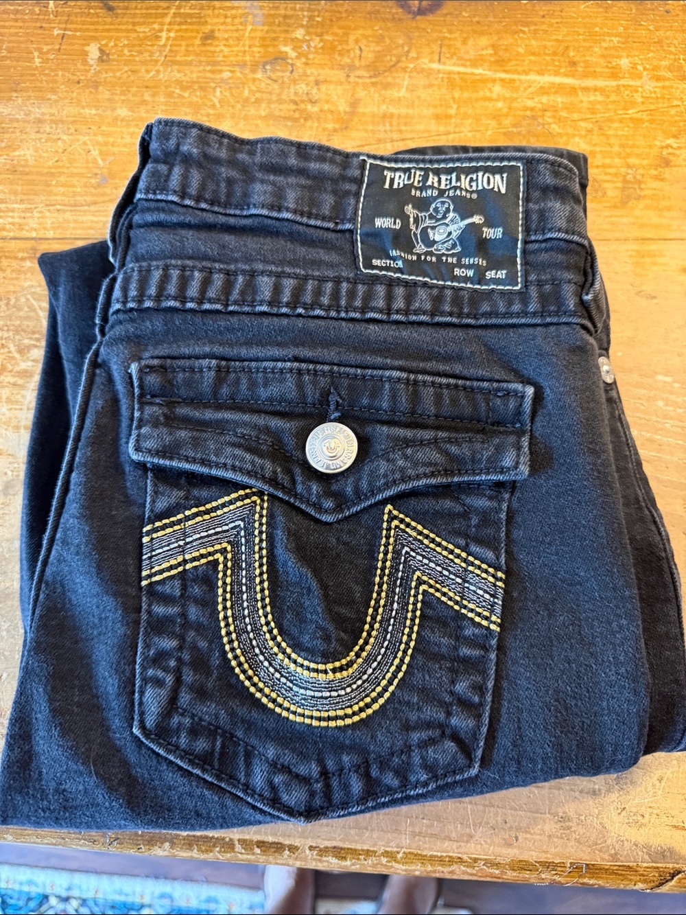 True religion Billie Jean size 30 midrise black. Straight